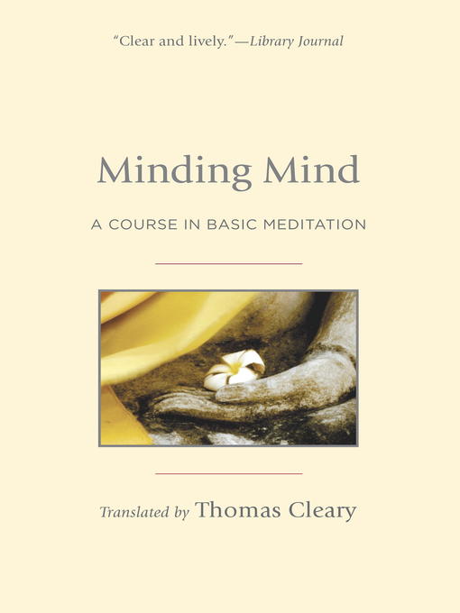 Title details for Minding Mind by Thomas Cleary - Available